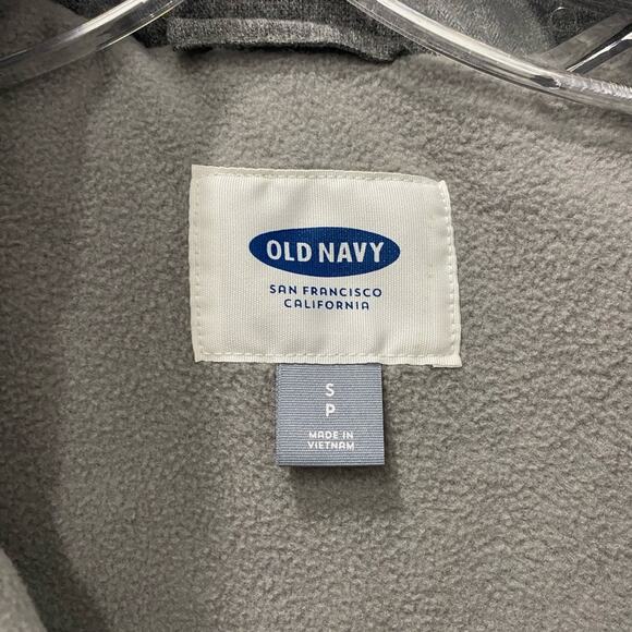 Old navy gray vest small zipper - Picture 3 of 8